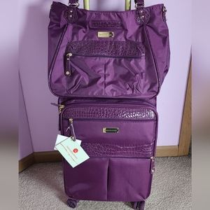 NEW Samantha Brown Luggage Set with Packing Cubes